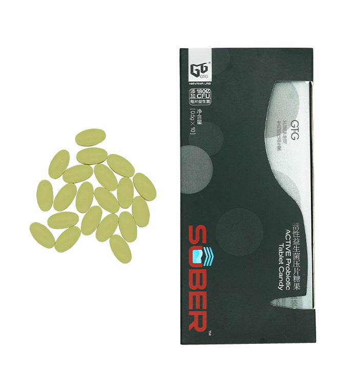 GTG SOBER Probiotics for Alcohol Metabolism Liver protection